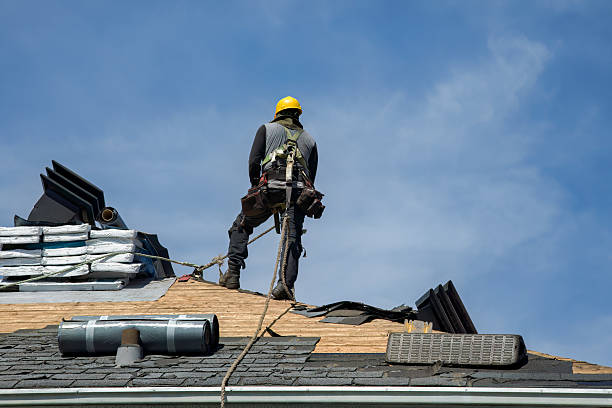 Professional Gutter Installation technician working in Tracyton, WA